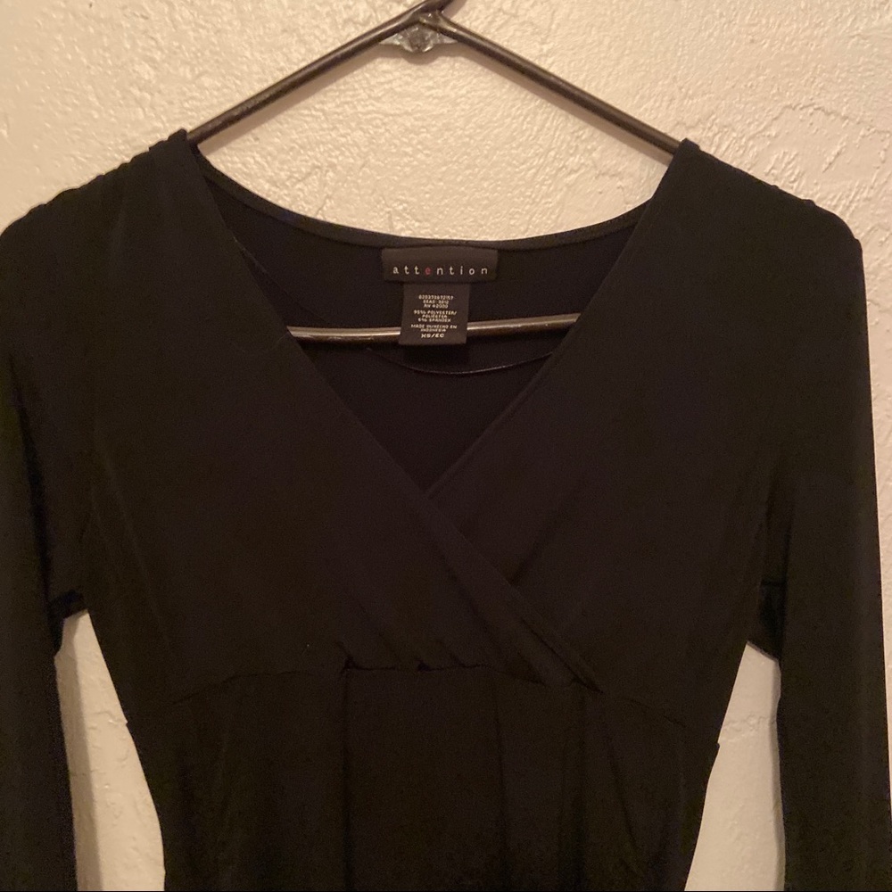 tight black mini dress